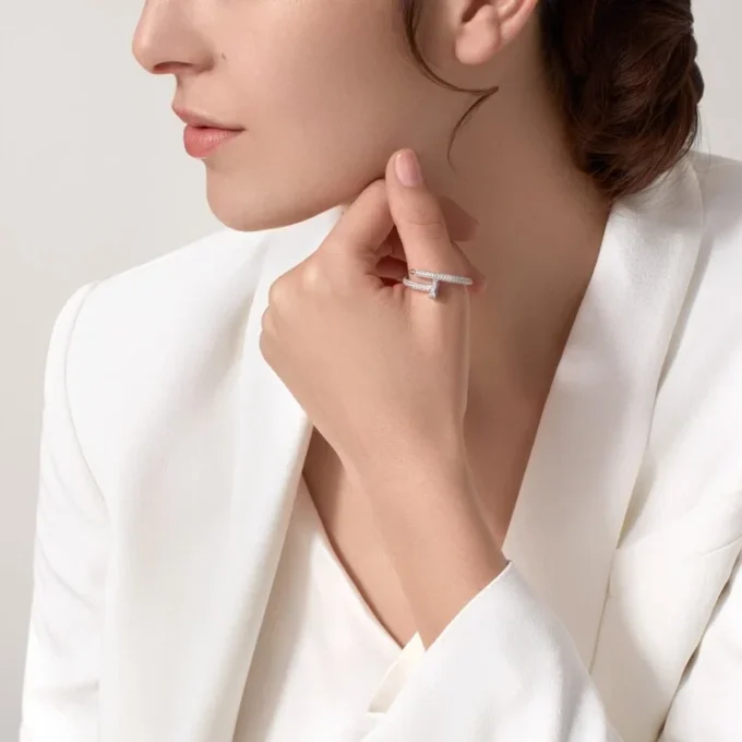 Juste Un Clou Ring – White Gold, Diamonds – Cartier Juste Un Clou Ring – White Gold, Diamonds – Cartier