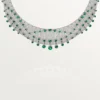 Le Voyage Recommence Necklace, Emerald, Paved
