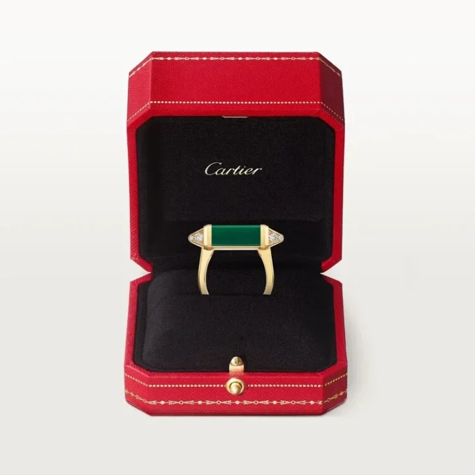 Les Berlingots De Cartier Ring, Semi-Paved