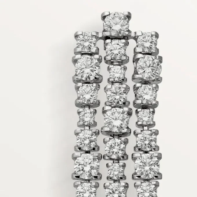 Lignes Essentielles Earrings, Brilliant-Cut Diamonds