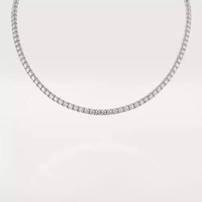 Lignes Essentielles Necklace, Brilliant-Cut Diamonds