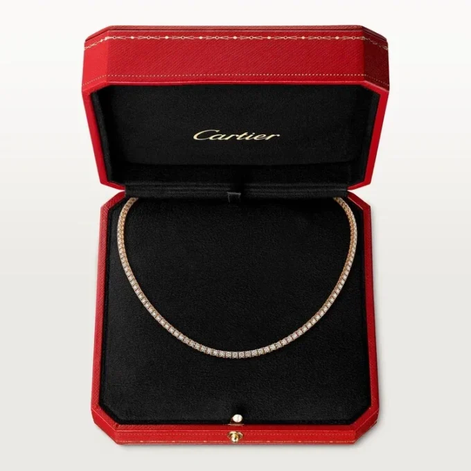 Lignes Essentielles Necklace, Brilliant-Cut Diamonds