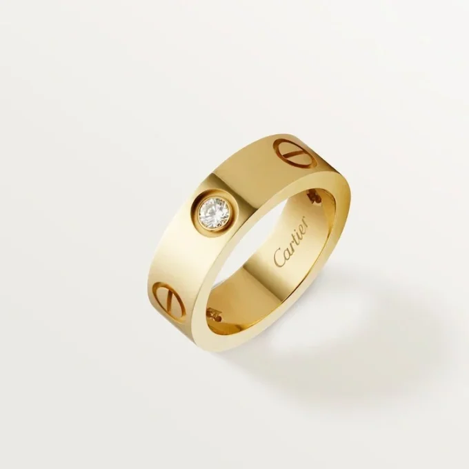 Love 3 Diamond Ring – Yellow Gold, Classic Model | Cartier Us