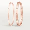 Love Bracelet, Classic Model,10 Diamonds
