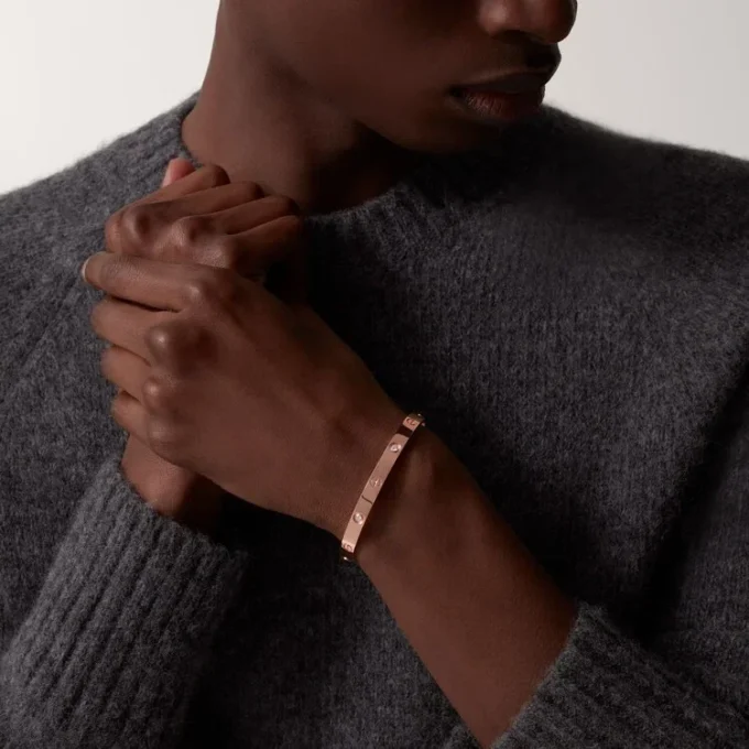Love Bracelet, Classic Model, 4 Diamonds