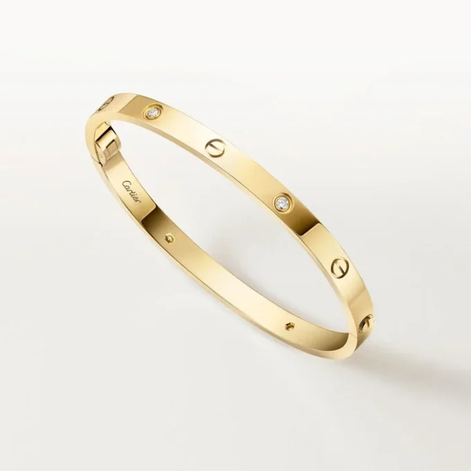 Love Bracelet, Medium Model, 4 Diamonds Love Bracelet, Medium Model, 4 Diamonds