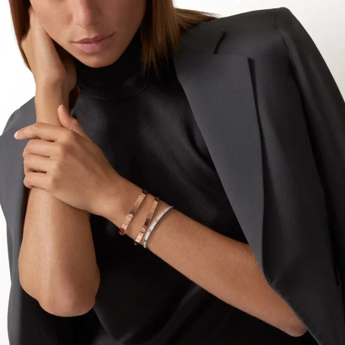 Love Bracelet, Classic Model, 4 Diamonds