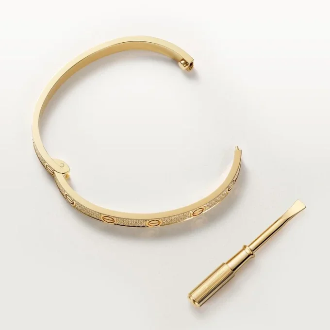 Love Bracelet, Medium Model, Paved