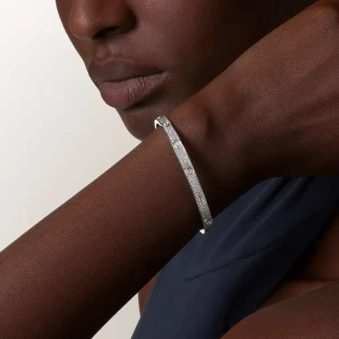 Love Bracelet, Medium Model, Paved