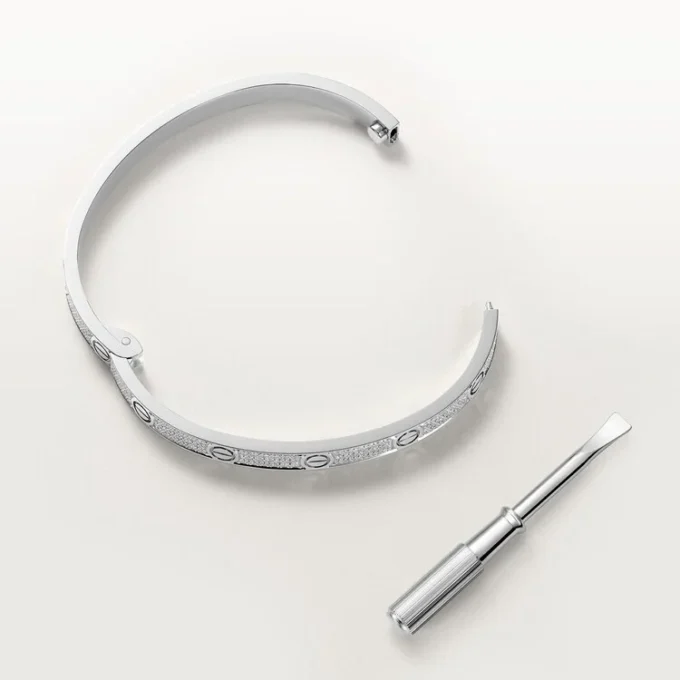 Love Bracelet, Medium Model, Paved