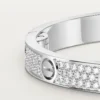 Love Bracelet, Medium Model, Paved