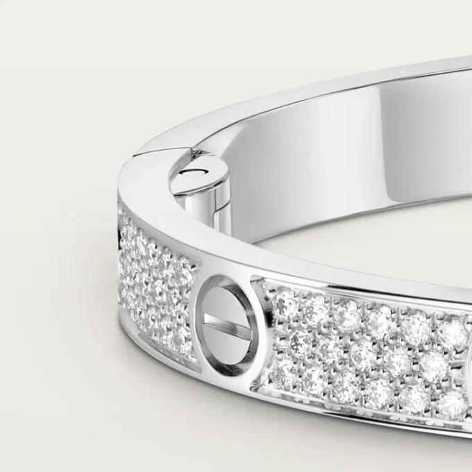Love Bracelet, Medium Model, Paved