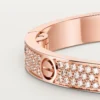 Love Bracelet, Medium Model, Paved