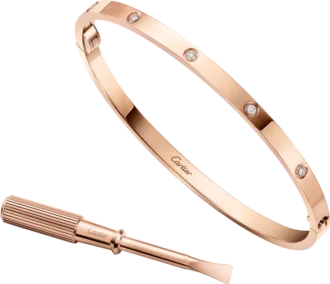 Love Bracelet, Small Model, 10 Diamonds