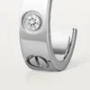 Love Earrings, 2 Diamonds – White Gold, Diamonds – Cartier Love Earrings, 2 Diamonds – White Gold, Diamonds – Cartier