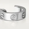 Love Earrings, 2 Diamonds – White Gold, Diamonds – Cartier Love Earrings, 2 Diamonds – White Gold, Diamonds – Cartier