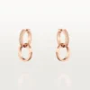Love Earrings, Multiwear, Half-Paved Love Earrings, Multiwear, Half-Paved