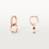 Love Earrings, Multiwear, Half-Paved Love Earrings, Multiwear, Half-Paved