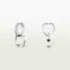 Love Earrings, Multiwear, Half-Paved Love Earrings, Multiwear, Half-Paved