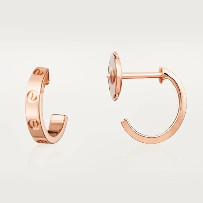 Love Earrings – Pink Gold – Cartier Love Earrings – Pink Gold – Cartier
