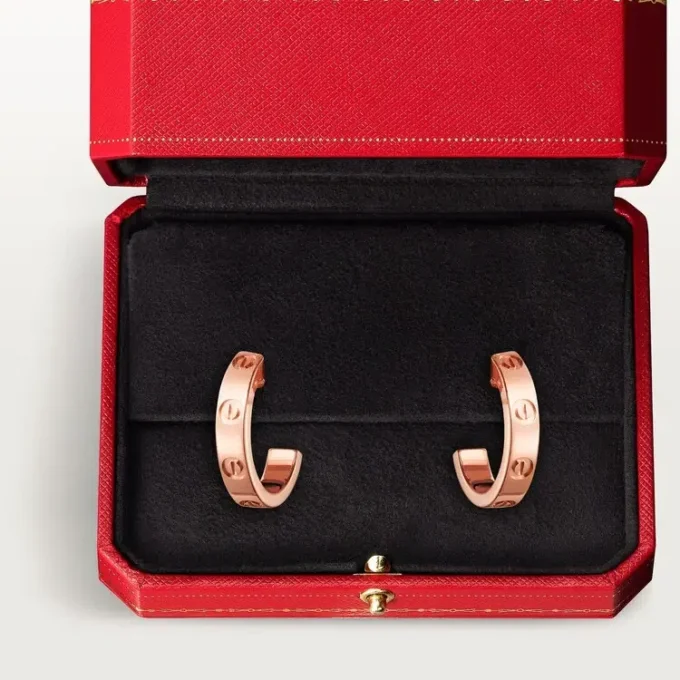 Love Earrings – Pink Gold – Cartier Love Earrings – Pink Gold – Cartier