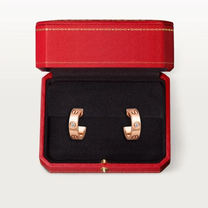 Love Earrings – Pink Gold, Diamonds – Cartier Love Earrings – Pink Gold, Diamonds – Cartier