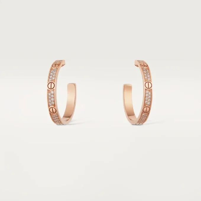 Love Earrings – Rose Gold, Diamond – Cartier