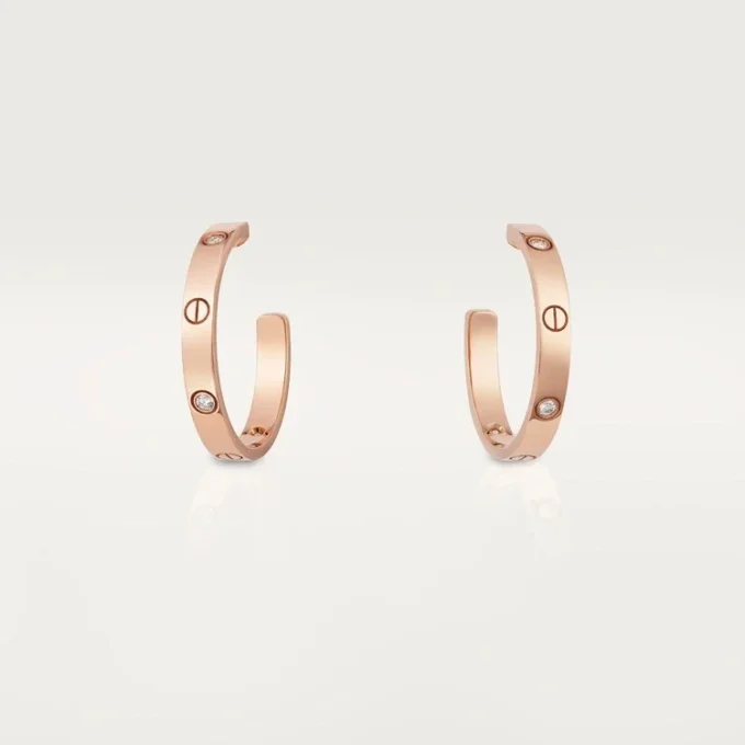 Love Earrings – Rose Gold, Diamond – Cartier