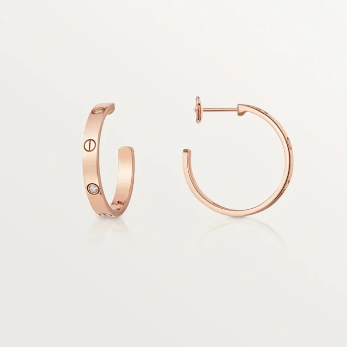 Love Earrings – Rose Gold, Diamond – Cartier