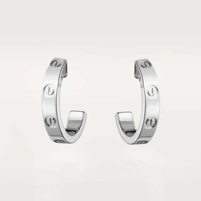 Love Earrings – White Gold – Cartier