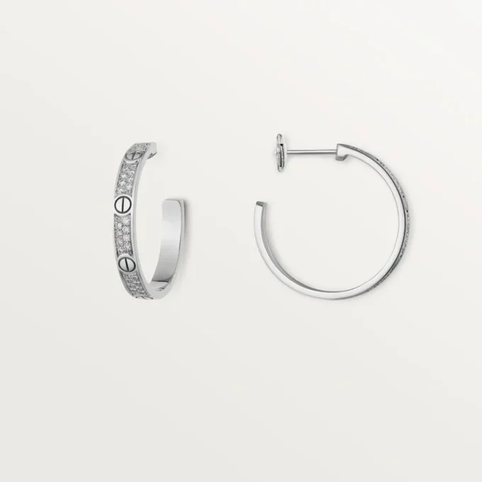Love Earrings – White Gold, Diamond – Cartier