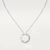 Love Necklace, 3 Diamonds – White Gold, Diamonds – Cartier