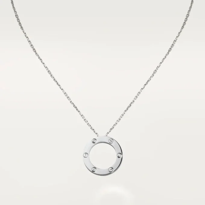Love Necklace, 3 Diamonds – White Gold, Diamonds – Cartier