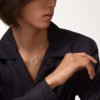 Love Necklace, 3 Diamonds – White Gold, Diamonds – Cartier
