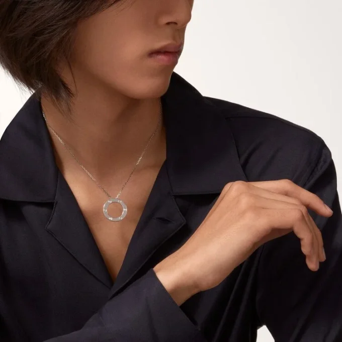 Love Necklace, 3 Diamonds – White Gold, Diamonds – Cartier