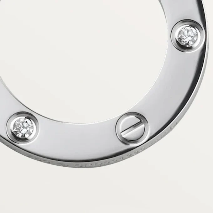 Love Necklace, 3 Diamonds – White Gold, Diamonds – Cartier