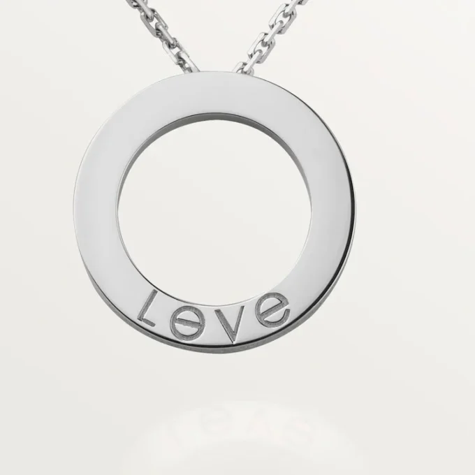 Love Necklace, 3 Diamonds – White Gold, Diamonds – Cartier