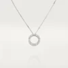 Love Necklace, Diamond-Paved – White Gold, Diamonds – Cartier