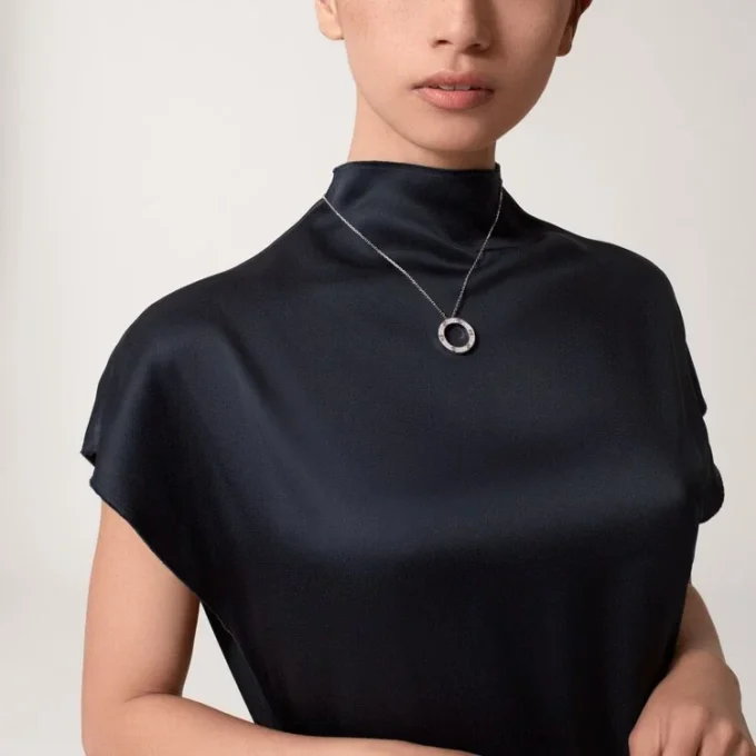 Love Necklace, Diamond-Paved – White Gold, Diamonds – Cartier
