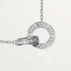 Love Necklace, Diamond-Paved – White Gold, Diamonds – Cartier