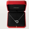 Love Necklace, Diamond-Paved – White Gold, Diamonds – Cartier