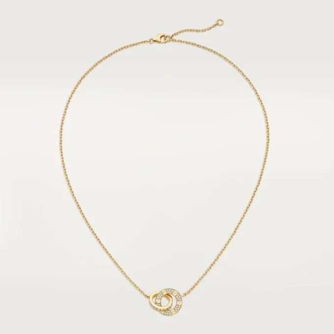 Love Pendant, Paved Love Pendant, Paved