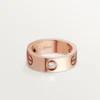 Love Ring, 3 Diamonds – Rose Gold, Diamonds – Cartier