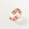 Love Ring, 3 Diamonds – Rose Gold, Diamonds – Cartier