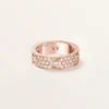 Love Ring, Classic Model, Paved, 6 Diamonds