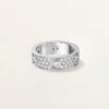 Love Ring, Classic Model, Paved, 6 Diamonds