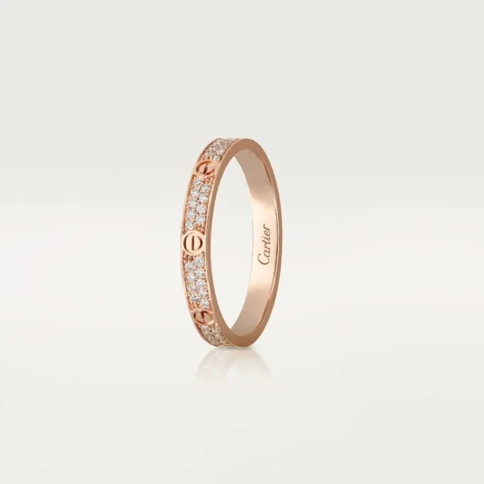 Love Ring, Sm – Rose Gold, Diamonds – Cartier