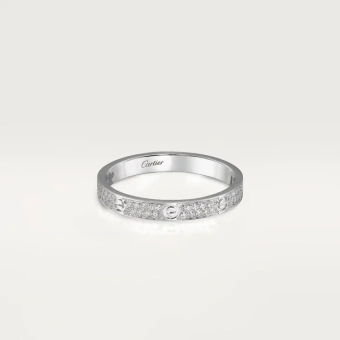 Love Ring, Sm – White Gold, Diamonds – Cartier