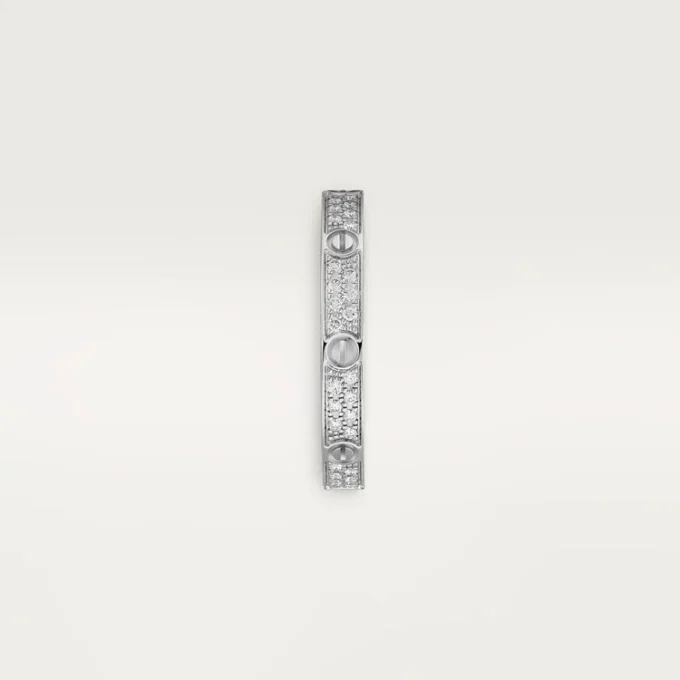 Love Ring, Sm – White Gold, Diamonds – Cartier