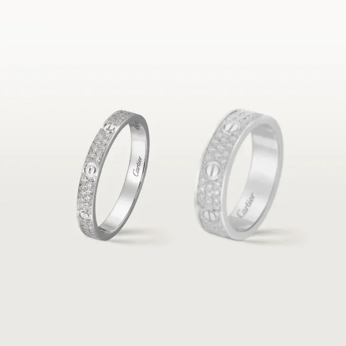 Love Ring, Sm – White Gold, Diamonds – Cartier